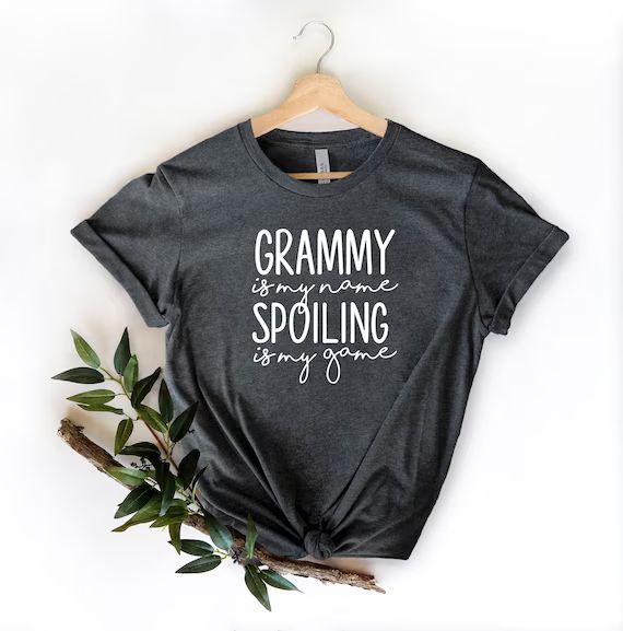Grammy Shirt Grammy Gift Funny Grammy Game Shirt Grammy is | Etsy | Etsy (US)