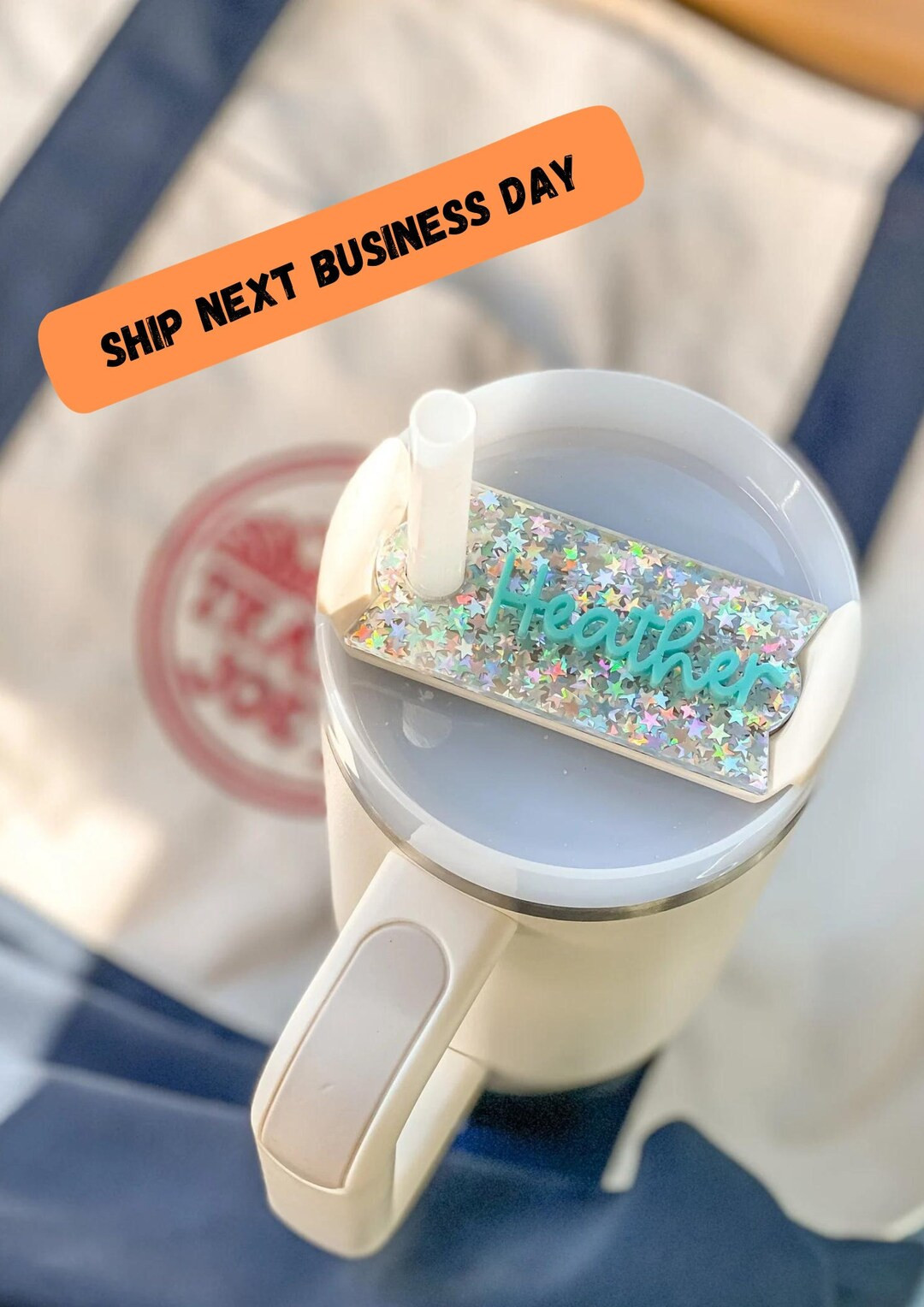 40oz/30oz Tumbler Personalized Name Tag Stanley Cup - Etsy | Etsy (US)