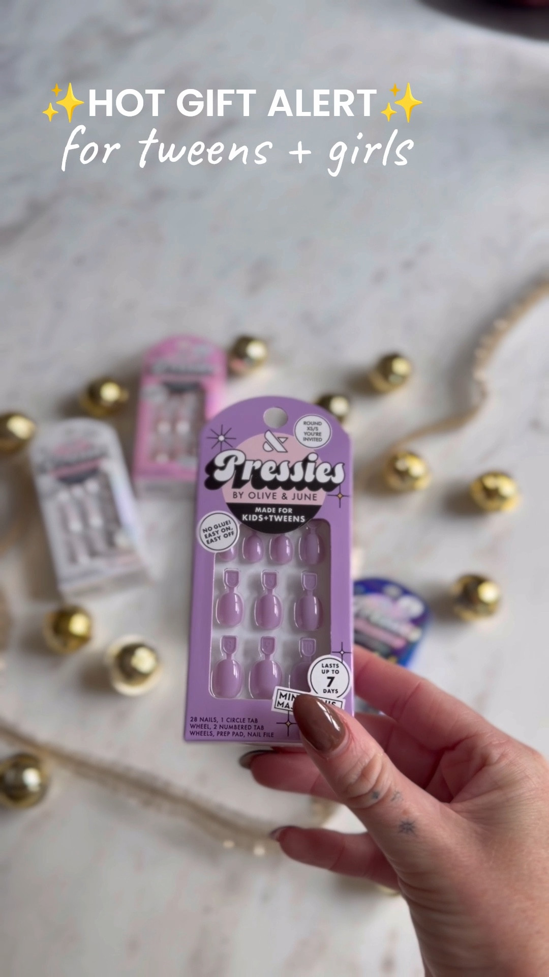 Hot gift alert! Stocking stuffers for girls and tweens 
Olive & June pressies press on fake nails for girls and kids 


#LTKHoliday #LTKGiftGuide
