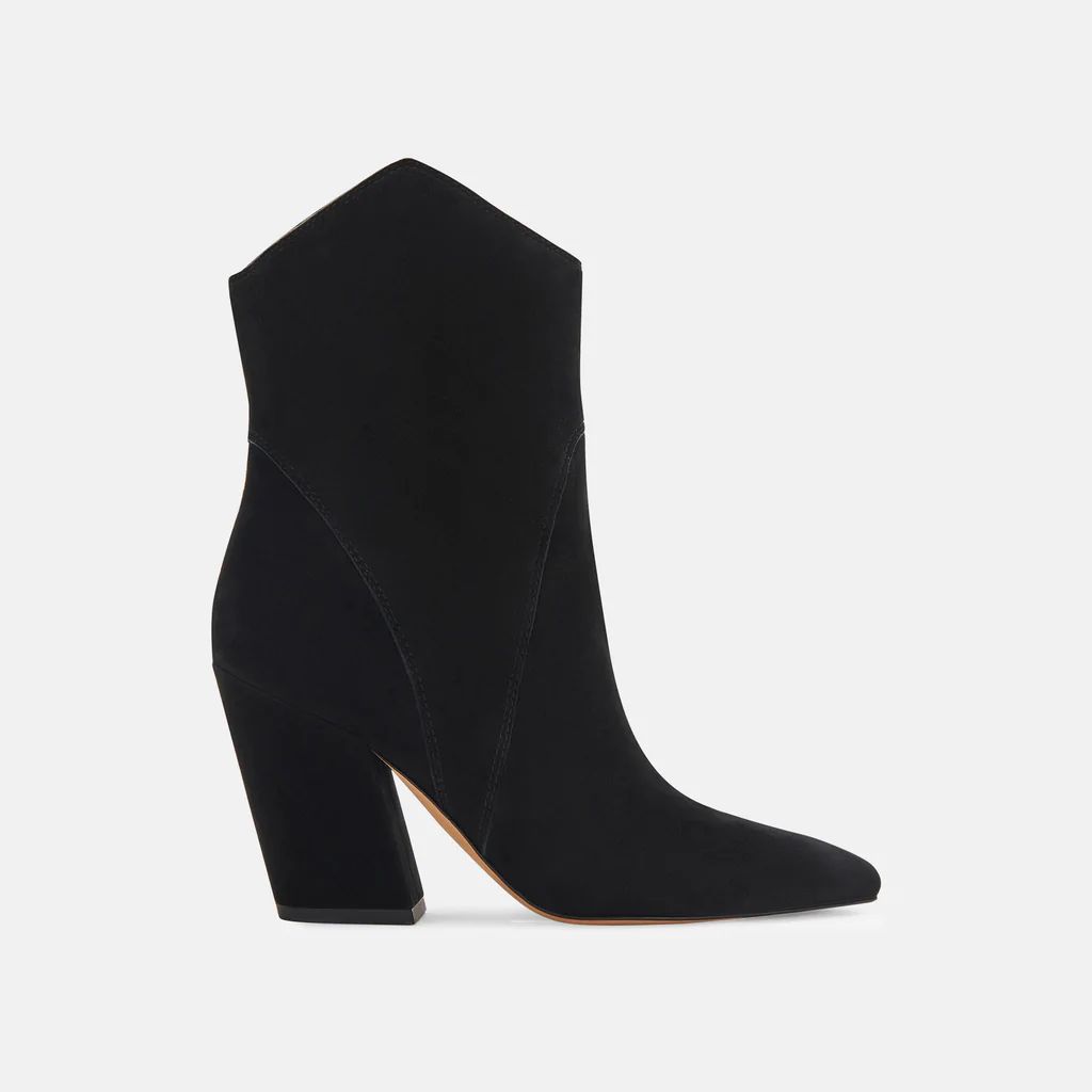 NESTLY BOOTIES BLACK SUEDE | DolceVita.com