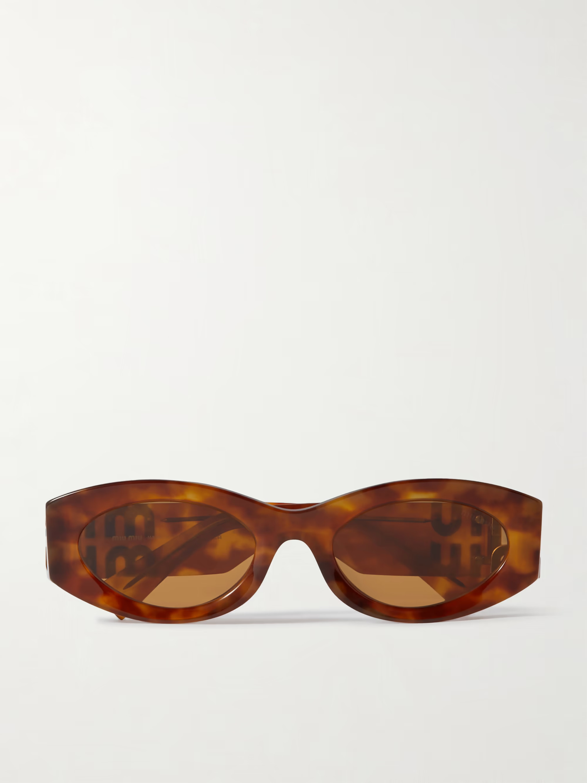 Glimpse oval-frame tortoiseshell acetate sunglasses | NET-A-PORTER (US)