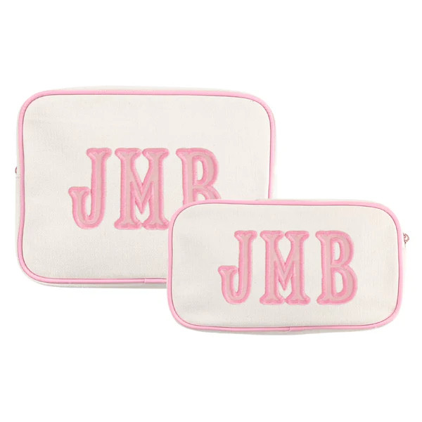 Canvas Pouch with Applique | Sprinkled With Pink