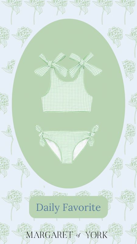 Girls gingham two piece swimsuit. #kids #swim #springbreak

#LTKswim #LTKkids