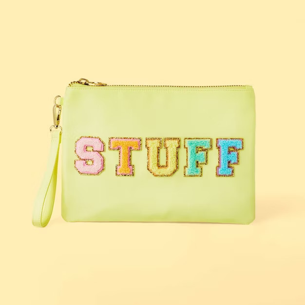 STUFF Patch Flat Pouch - Stoney Clover Lane x Target Light Yellow | Target