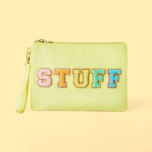 STUFF Patch Flat Pouch - Stoney Clover Lane x Target Light Yellow | Target