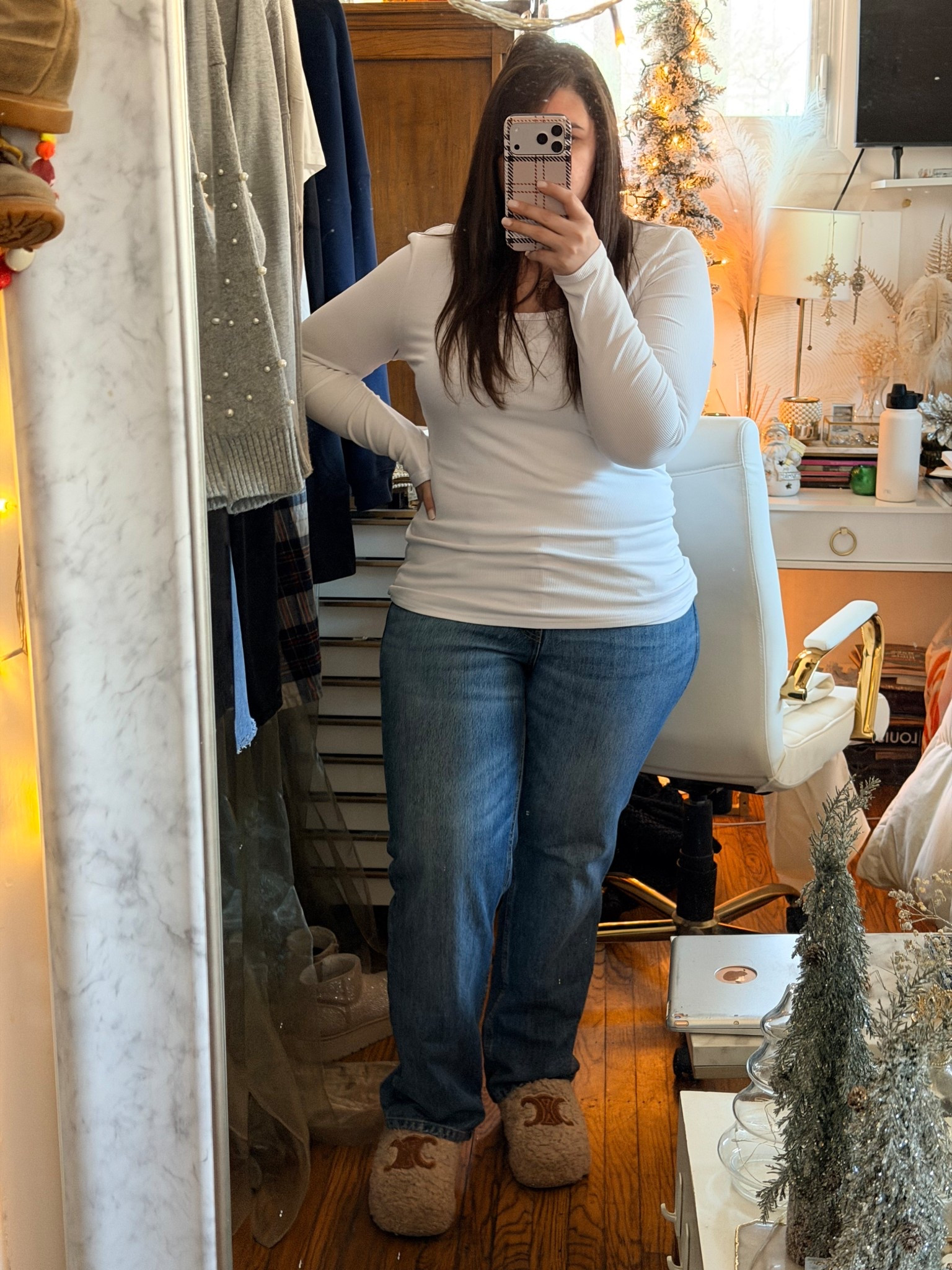 I love these layering tees from Amazon! They are super flattering + affordable. They also come in several different color options + neck lines 

These target jeans have been a fave for a while 

#LTKFindsUnder50 #LTKMidsize #LTKSeasonal