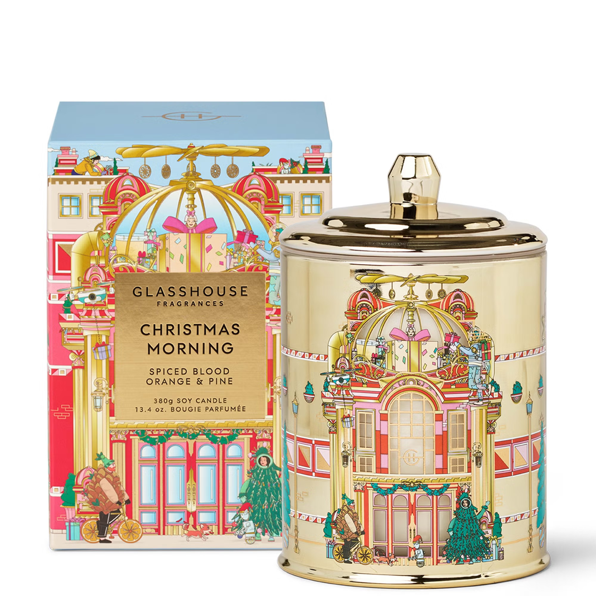 Glasshouse Fragrances Christmas Morning Candle 13.4oz | Dermstore (US)