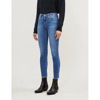 Hoxton cropped skinny faded high-rise jeans | Selfridges