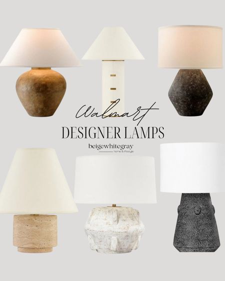 Designer Lamps at Walmart! These beautiful lamps are the exact ones as seen on designer sites for more! 

#LTKhome #LTKSeasonal