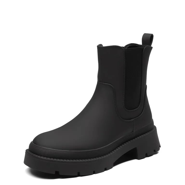 DREAM PAIRS Women's Chelsea Ankle Boots Platform Booties Shoes SDAB2210W BLACK Size 7.5 | Walmart (US)