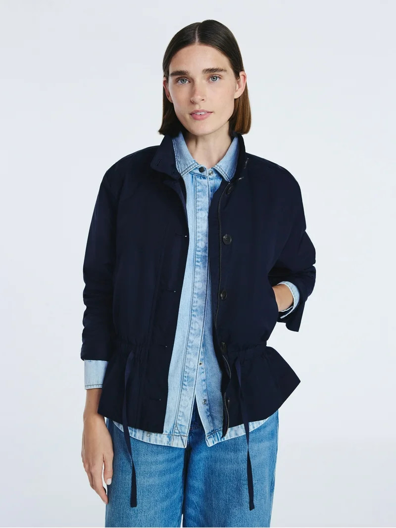 Free Assembly Women's Cinched Parachute Jacket, Sizes XS-XXL | Walmart (US)