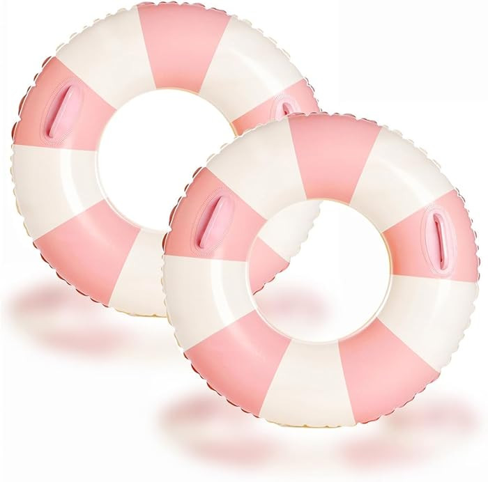 2 PCS Inflatable Pool Floats for Swimming Pool Party Lake Beach Adults - Floaties Pool Tubes Swim... | Amazon (US)
