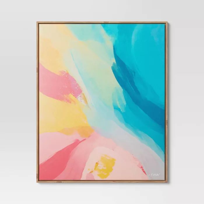 25" x 31" Abstract by Morgan Harper Nichols Framed Wall Canvas | Target