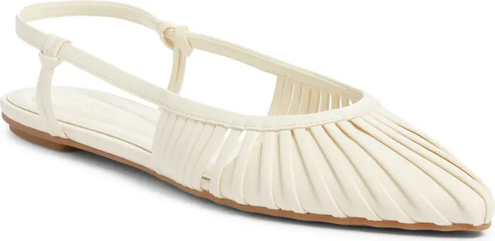 Kaira Woven Slingback Flat (Women) | Nordstrom