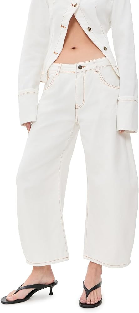 Lioness Women's Horseshoe Cropped Jeans | Amazon (US)