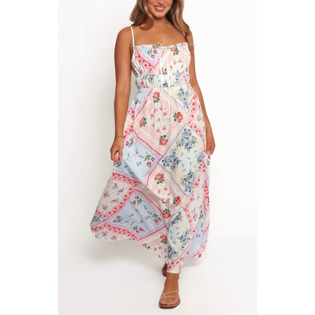 Petal & Pup Delfina Print Maxi Dress in Multi at Nordstrom Rack, Size Large | Nordstrom Rack