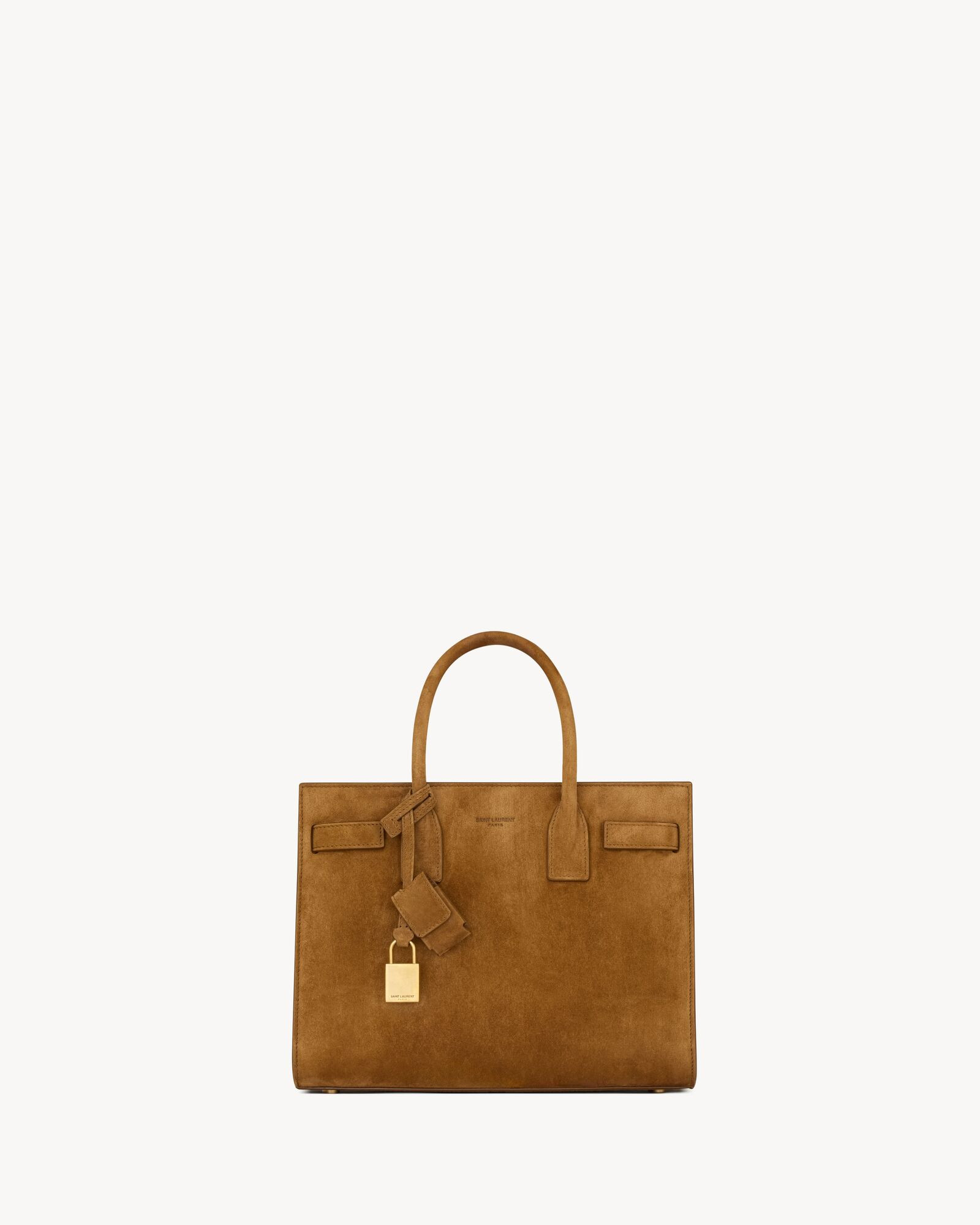 Saint Laurent Sac De Jour In Suede - Baby - Orange - Women - One Size | Saint Laurent Inc. (Global)