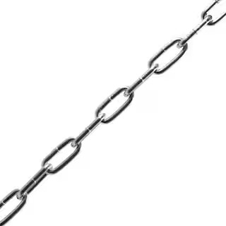 #135 x 1 ft. Zinc Plated Steel Handy Link Chain | The Home Depot