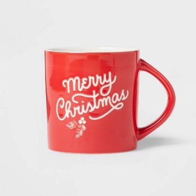 16oz Stoneware Merry Christmas Mug - Wondershop&#8482; | Target
