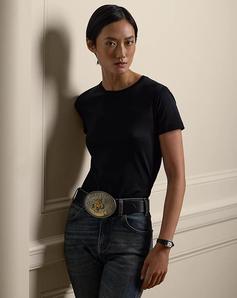 Cotton Crewneck Tee | Ralph Lauren (UK)