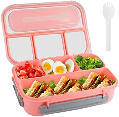 Bento Box Lunch Box Kids, Bento Box Adult Lunch Box, Lunch Containers for Adults/Kids/Toddler, 5 Cup | Amazon (US)