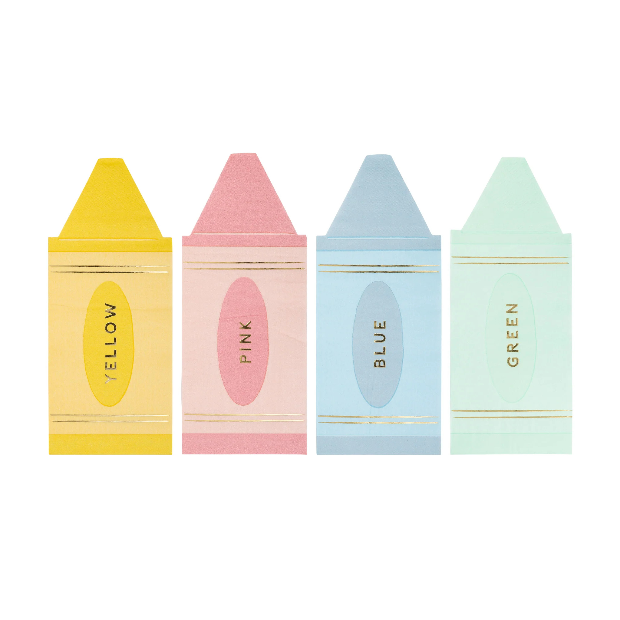 Occasions By Shakira - Crayons Paper Napkin Set | My Mind's Eye