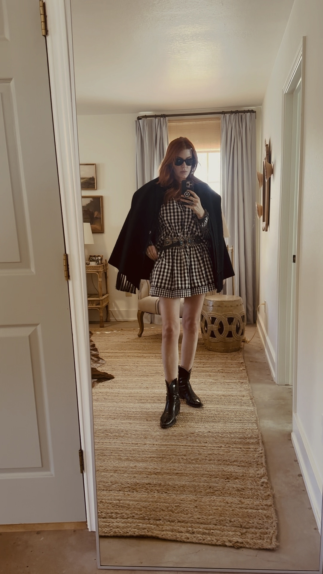 This designer jacket has an attached fringe scarf that works so well to transition your darker summer clothes to winter and also works well with my western ranch vibe. Love this transitional look! And I found the jacket for you on sale and also an inspired version. 
The WSJ said this was the jacket of the season last year and it’s still going strong 

#LTKU #LTKWorkwear #LTKTravel