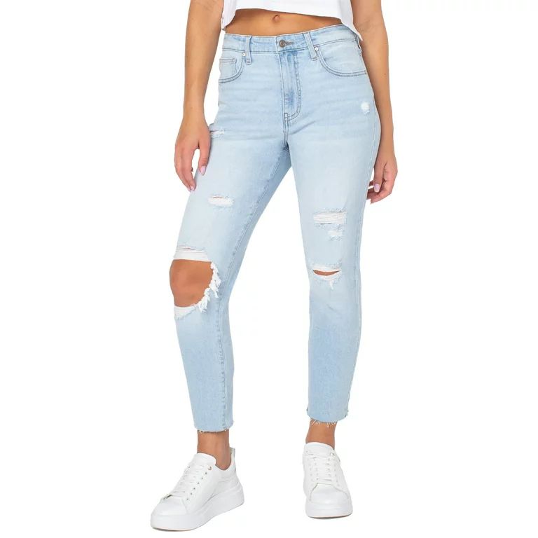 Celebrity Pink Women's Mom Jean | Walmart (US)