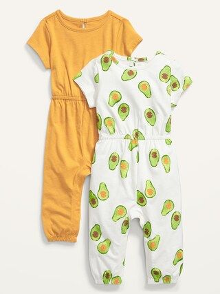 2-Pack Short-Sleeve Jersey One-Piece for Baby | Old Navy (US)