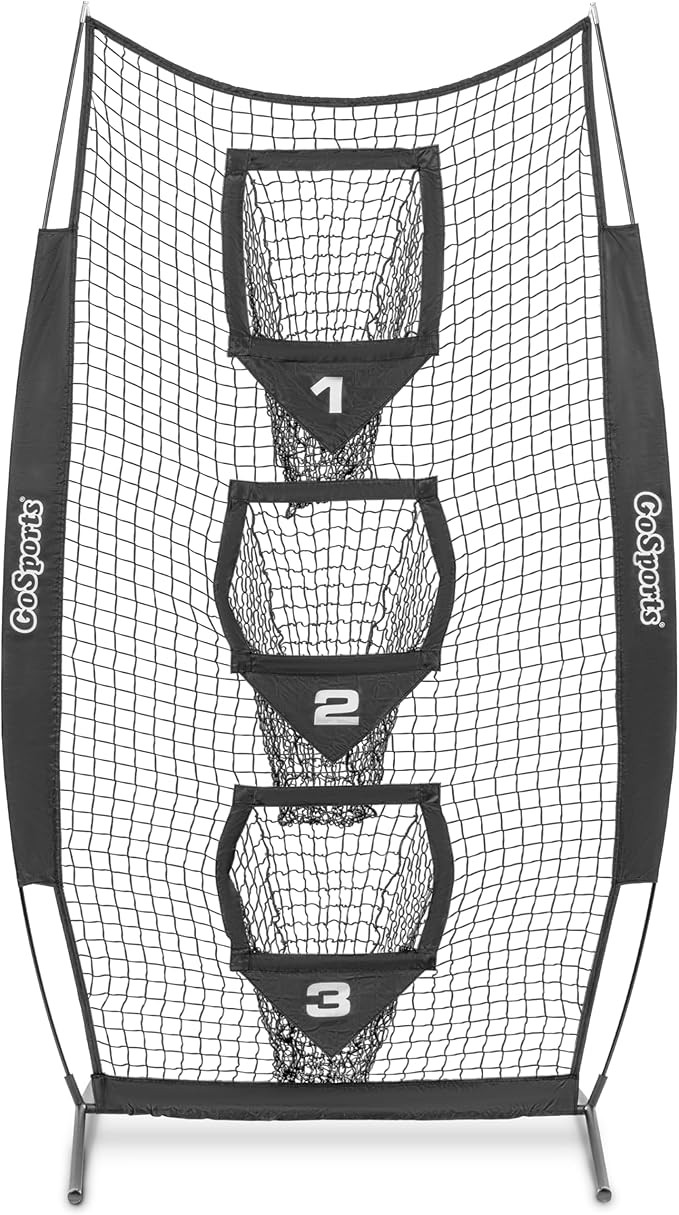 GoSports 8 x 4 ft Football Throwing Target Net - Choose Black or Red | Amazon (US)