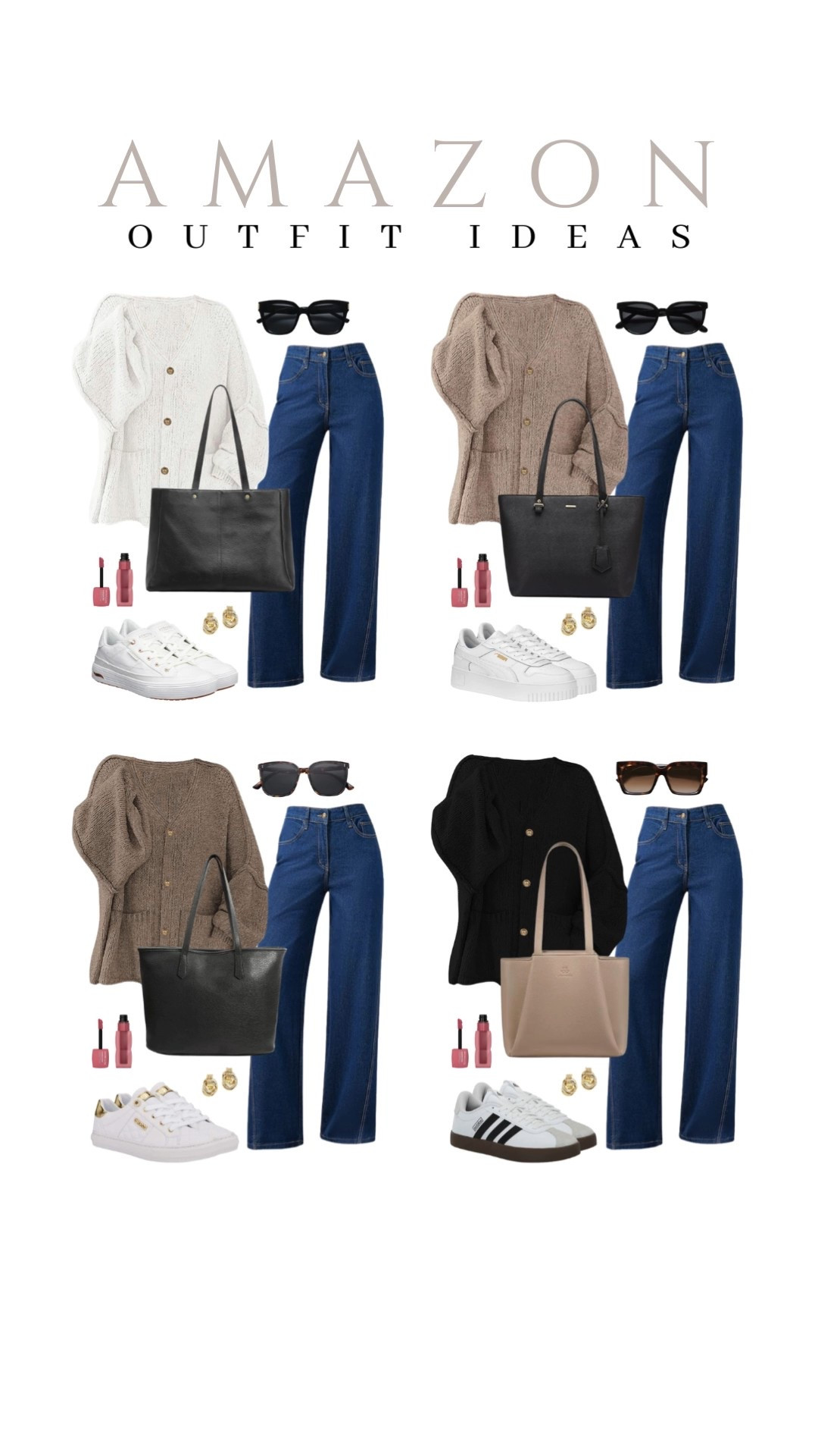 This outfit is so cute and great for hanging out with friends!
chunky cardigan sweater, baggy wide leg jeans, puma sneakers, casual outfit idea, amazon fashion, winter style, trendy look, viral fashion, affordable style, amazon favorite, top picks, best seller, winter look, winter outfit idea

#LTKSeasonal #LTKBeauty #LTKU