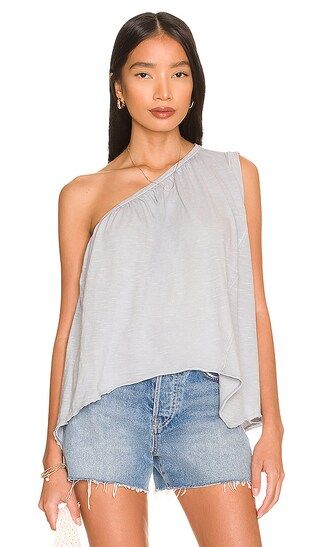 Spring Break One Shoulder Top in Grey Dawn | Revolve Clothing (Global)