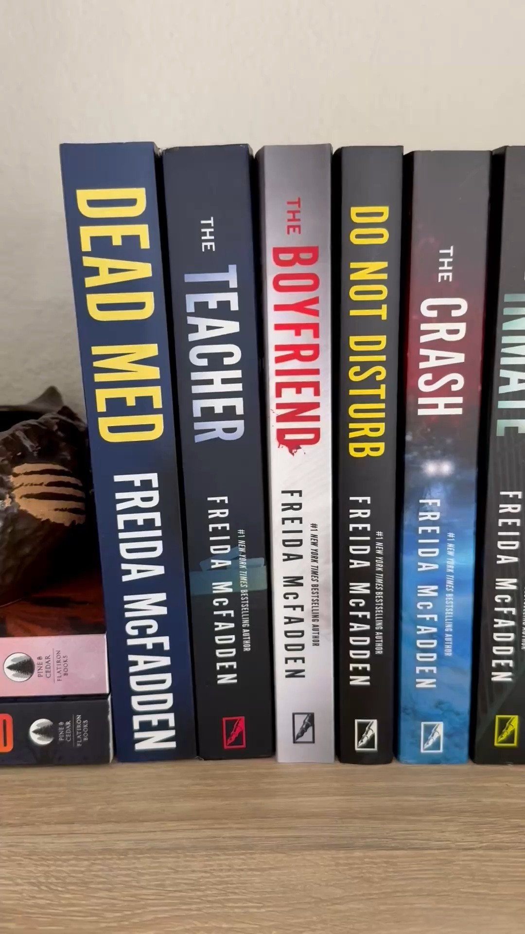 Freida McFadden book collection 
The Inmate 
Never Lie 
The Boyfriend
The Teacher
The Housemaid 
The Housemaids Secret 
The Coworker
One by one 

#LTKGiftGuide #LTKFindsUnder100 #LTKFindsUnder50