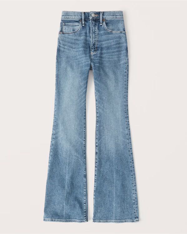 Women's Ultra High Rise Flare Jeans | Women's Bottoms | Abercrombie.com | Abercrombie & Fitch (US)