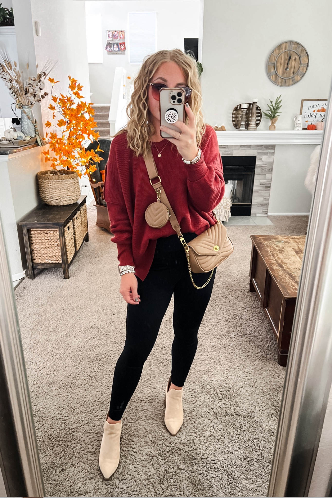 Oversized FP like sweater with faux leather leggings or black skinny jeans, brown crossbody bag and nude ankle boots


//Fall outfits 2024, fall fashion finds,petite fashion, casual mom outfit ideas, fall outfit amazon, amazon outfit ideas, casual outfit ideas, outfit inspo, casual fashion, amazon fall fashion,  casual outfit fall, cute casual outfit, outfit ideas fall, amazon shoes, amazon bag, purse, size 4-6, casual fall outfits, casual outfit ideas everyday, fall tops, fall shoes, fall bags #ltkfindsunder100 #ltksalealert #ltkseasonal 

#LTKStyleTip #LTKFindsUnder50 #LTKItBag