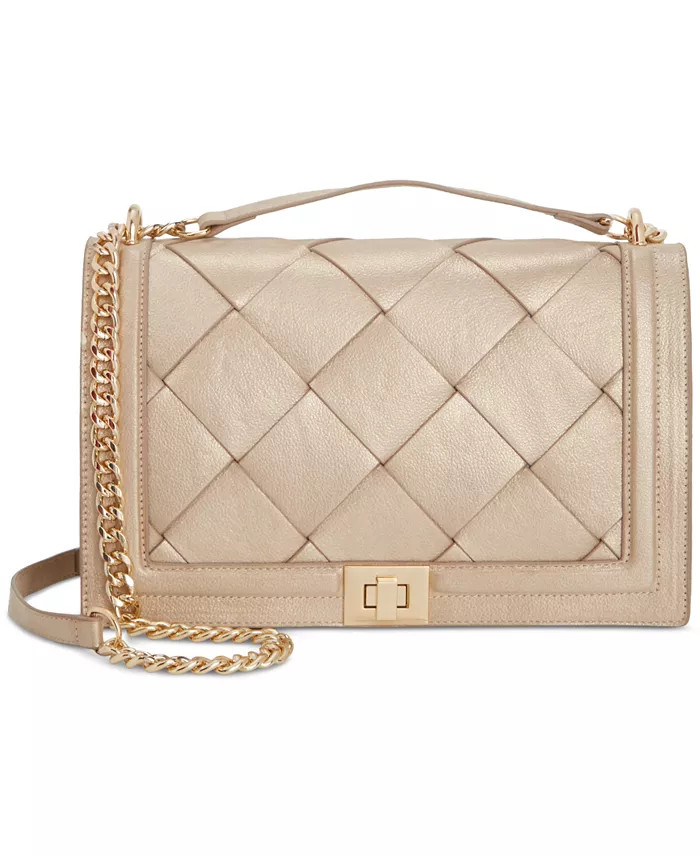 I.N.C. International Concepts Ajae Flap Woven Shoulder Bag, Created for Macy's - Macy's | Macy's