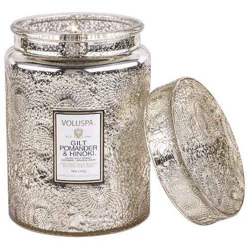VOLUSPAGilt Pomander & Hinoki Glass Jar Candle | Sephora (US)