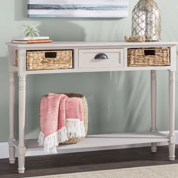 Santa Cruz 44.5'' Solid Wood Console Table | Wayfair North America