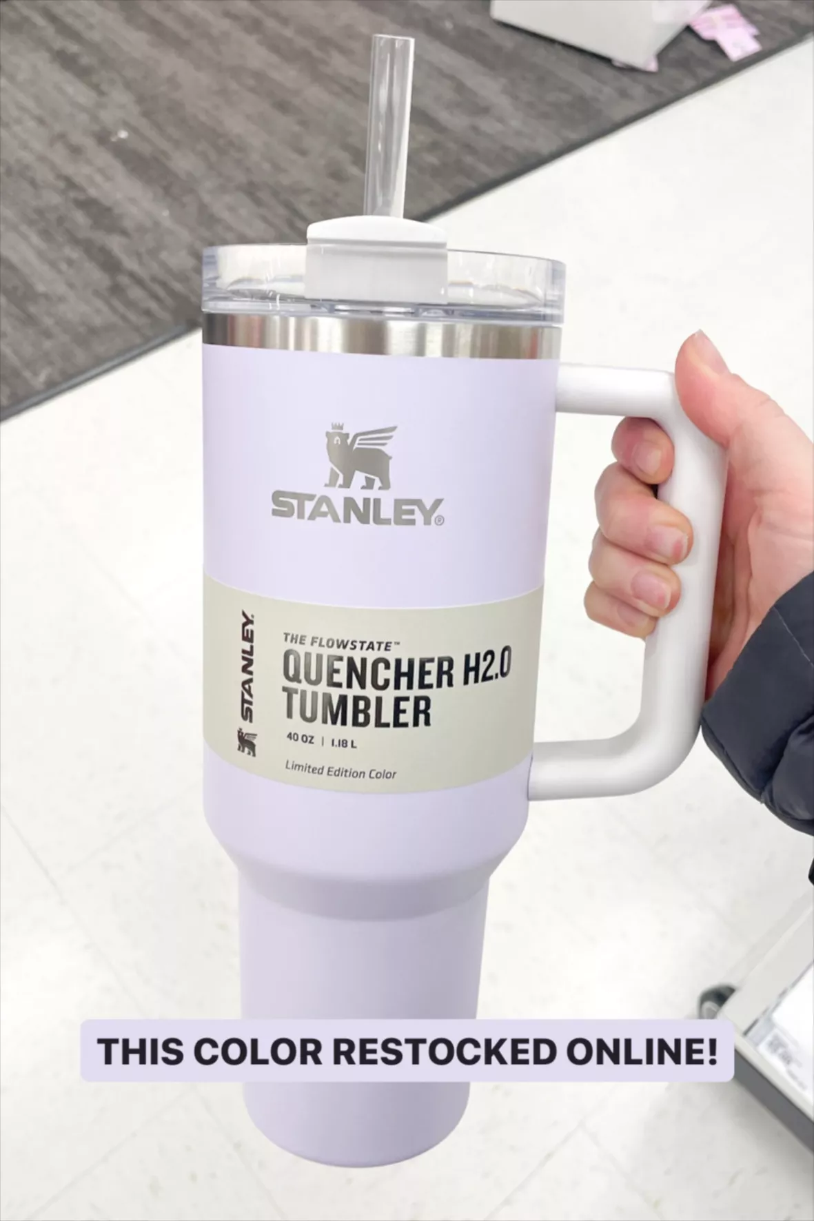 Stanley Adventure 40oz Stainless Steel Quencher Tumbler-Wisteria Limited  Edition