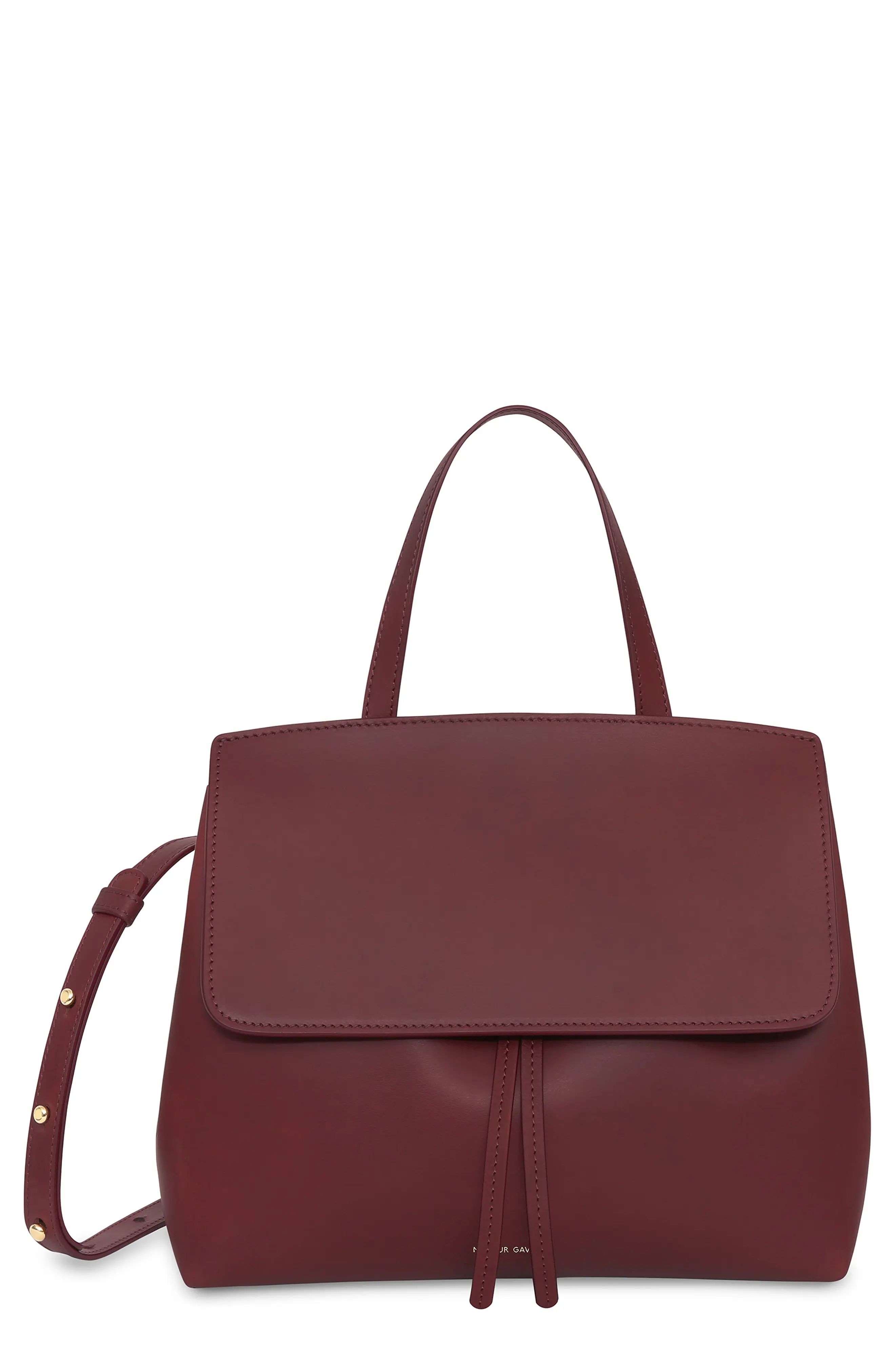 Mansur Gavriel Mini Lady Leather Bag - Burgundy | Nordstrom