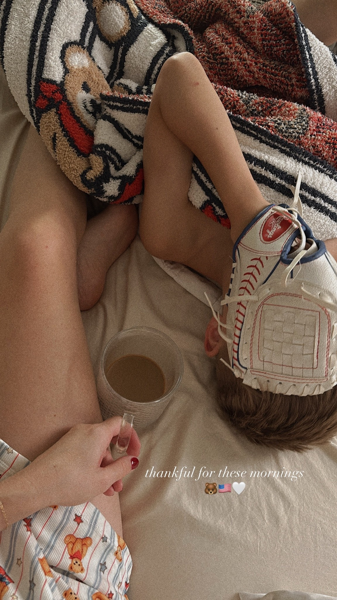 Teddy bear 🐻 pjs and blanket 🇺🇸 @Staykation

#LTKmomlife #LTKmorningroutine #LTKgrwm