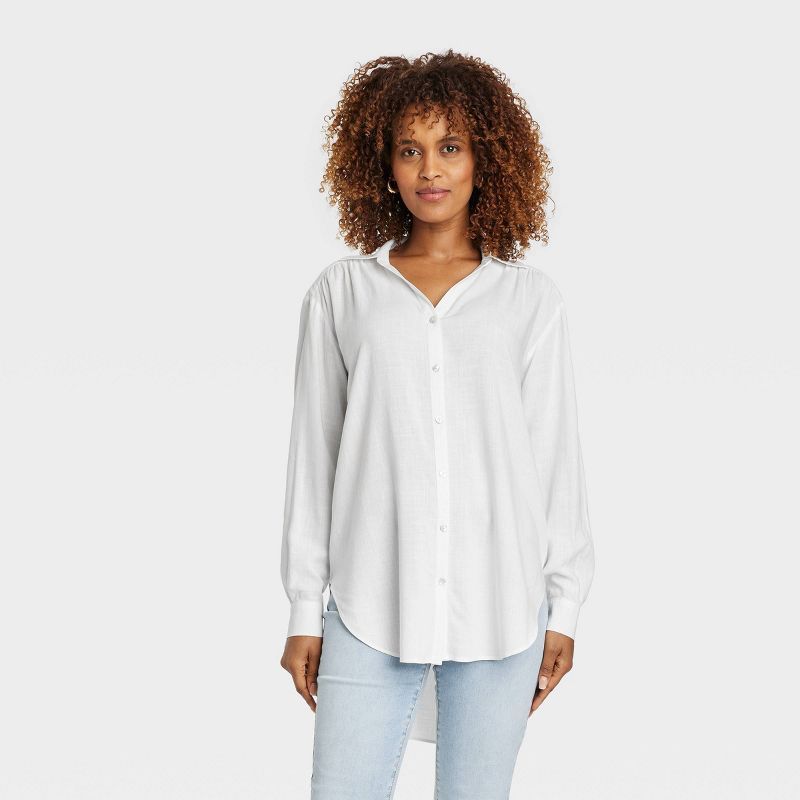Women's Long Sleeve Button-Down Shirt - Knox Rose™ | Target