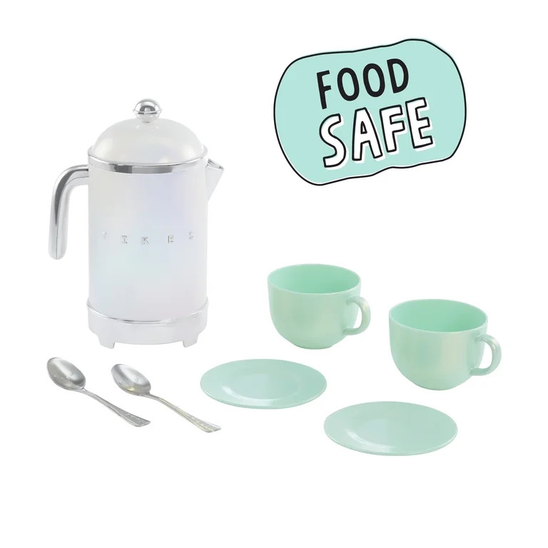 Little Tikes Sweet Spaces Tea Set, Play Kitchen Cookware, Sea Foam, Ages 3+ | Walmart (US)