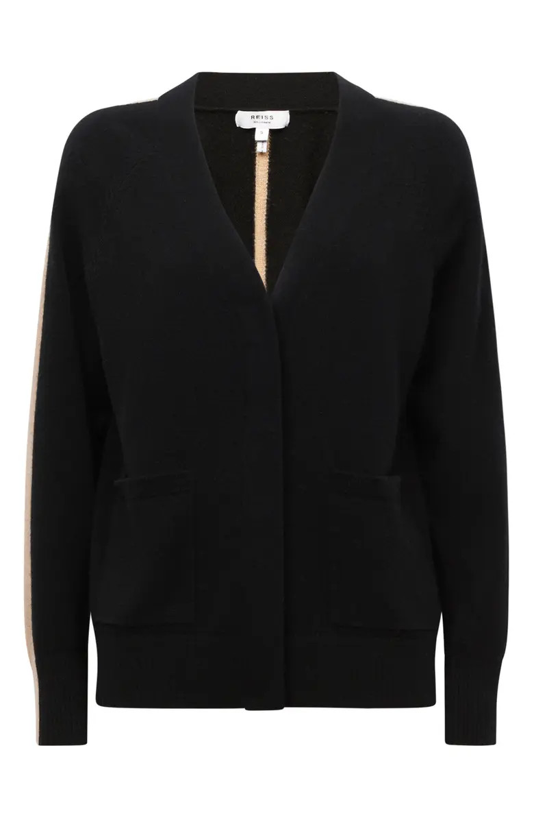 Amber Stripe Sleeve Cashmere Cardigan | Nordstrom