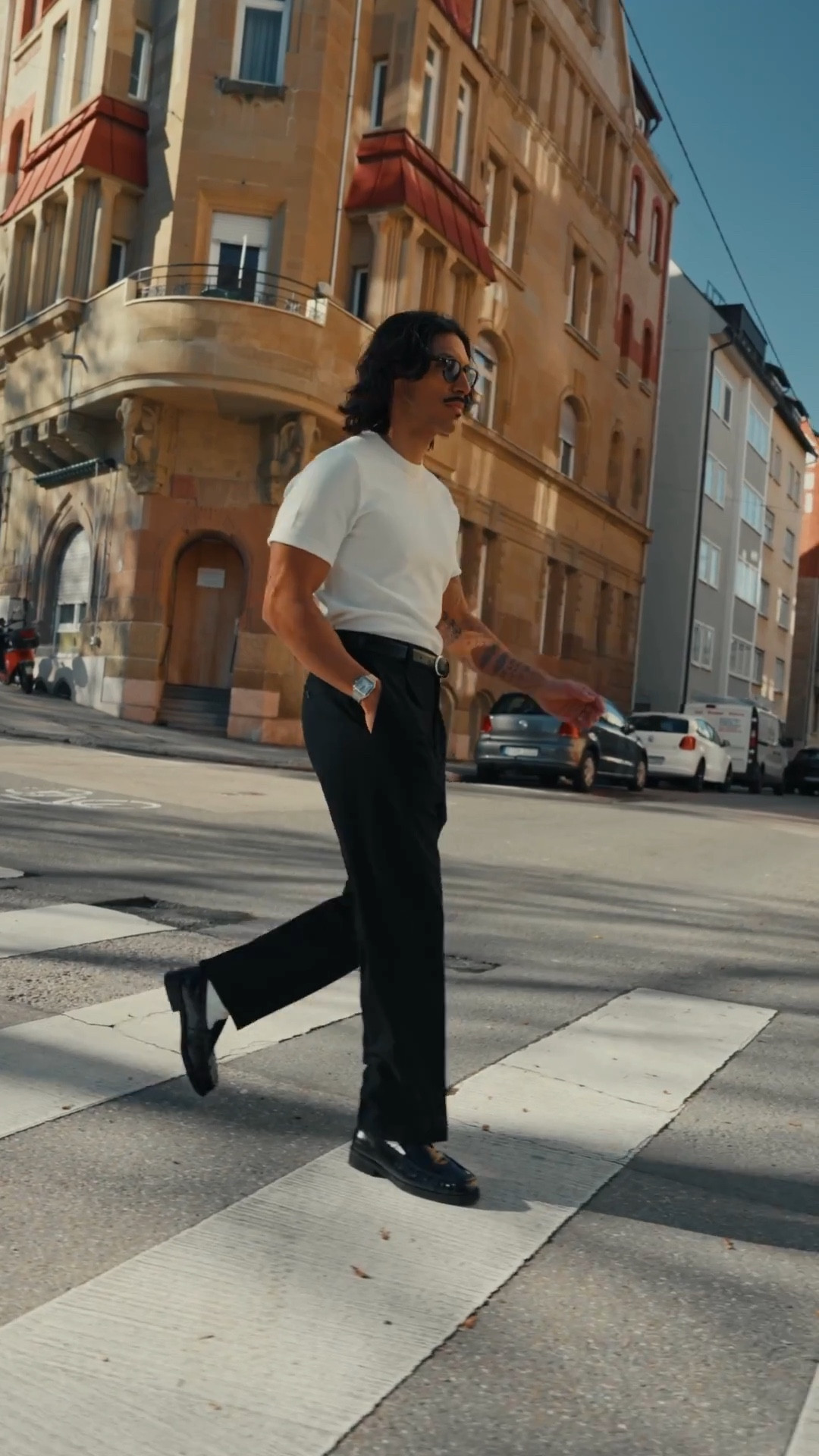 Meine Referenz:
173 cm, 65 Kg 

Bundfaltenhose (Pleated Pants) Gr.S
Strickshirt Gr. S
Workwear Jacke Gr. S
Straight Fit Jeans Gr. 29 
Womans Ribbed Longsleeve Size M 


#LTKspringtrends