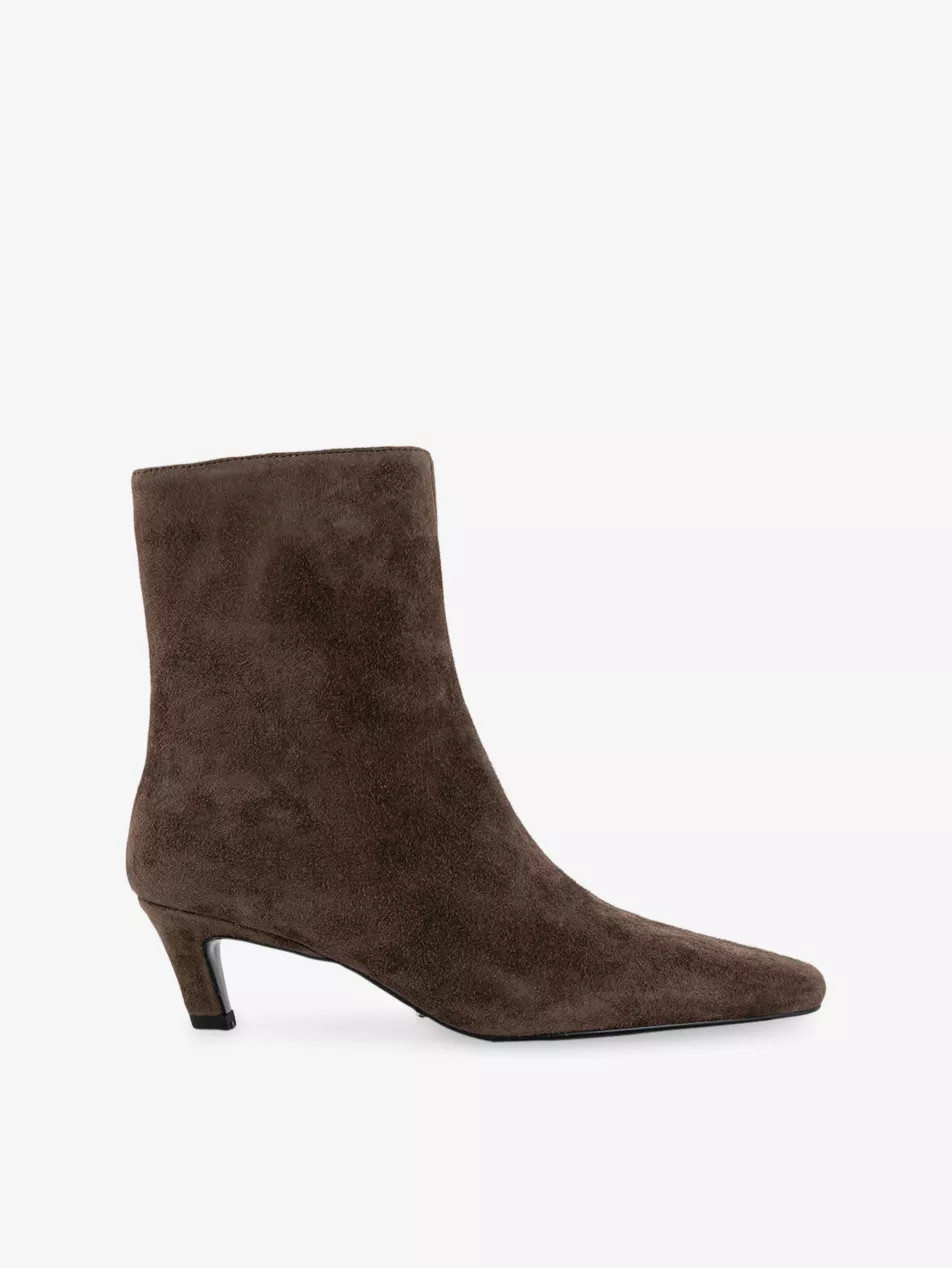 Estelle Suede Heeled Ankle Boots | Selfridges