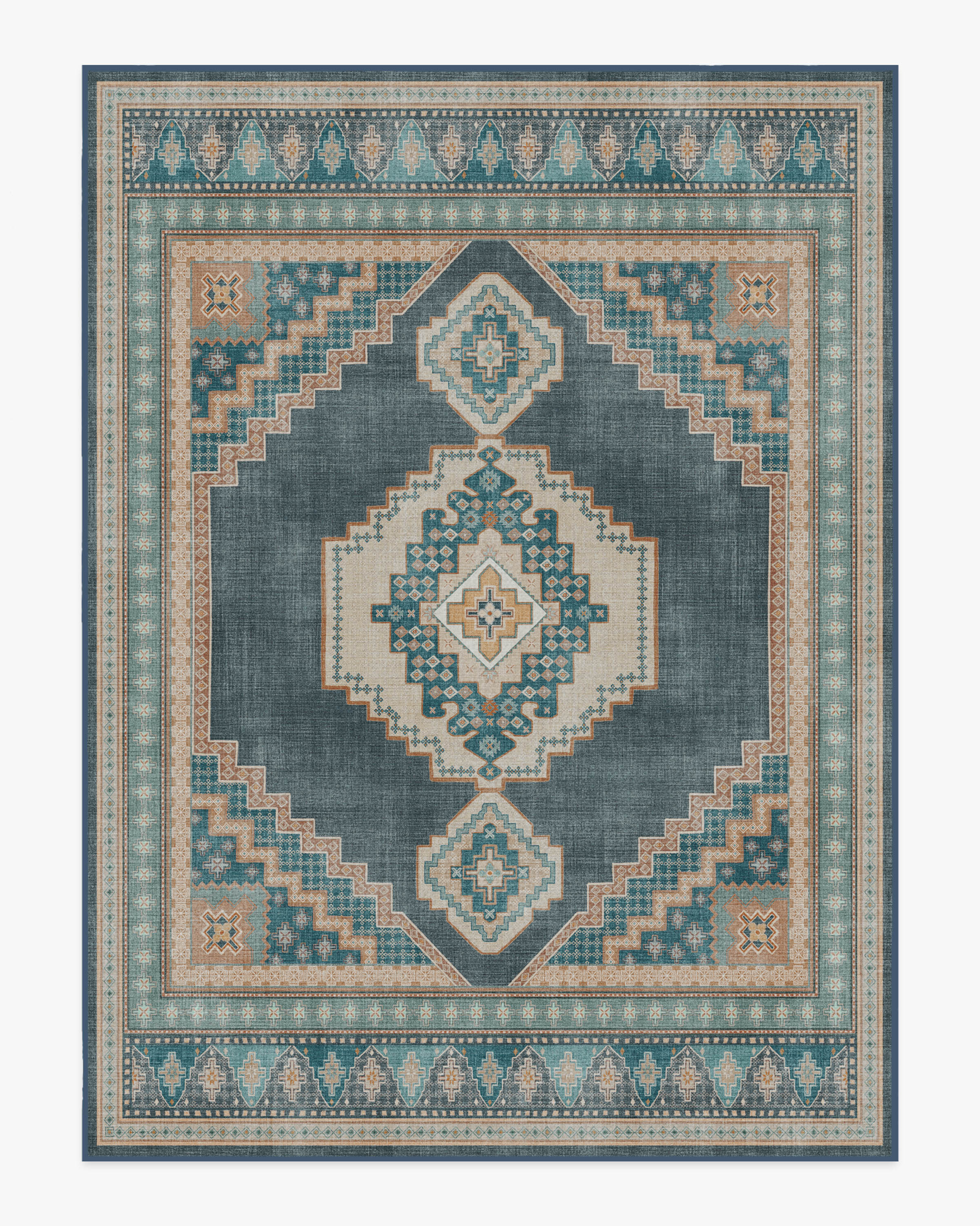 Rayne Soft Navy Tufted Rug | Ruggable | Ruggable