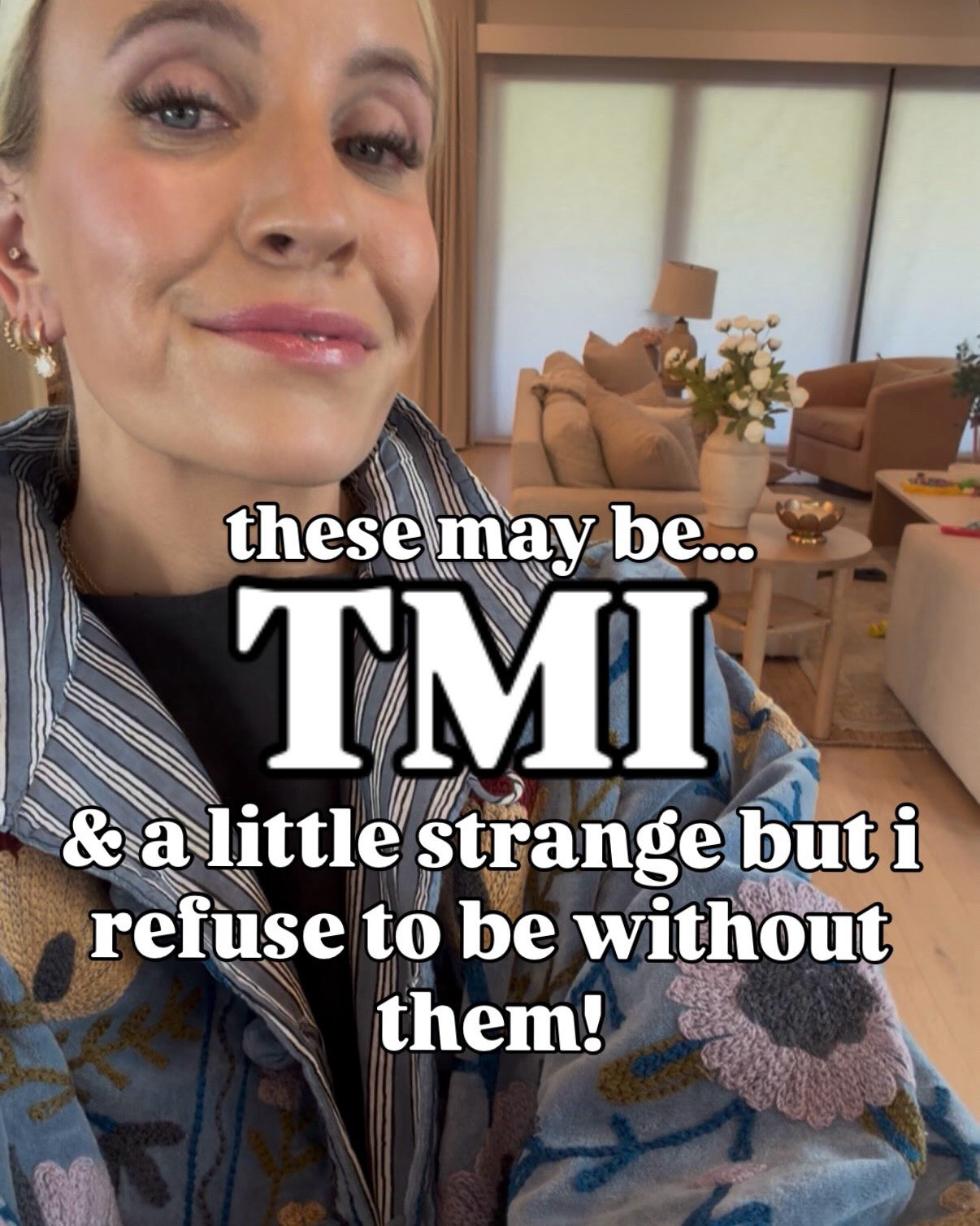 Comment SHOP and I’ll send links! I’ve wanted to share my very favorite beauty products that may be a little TMI!
