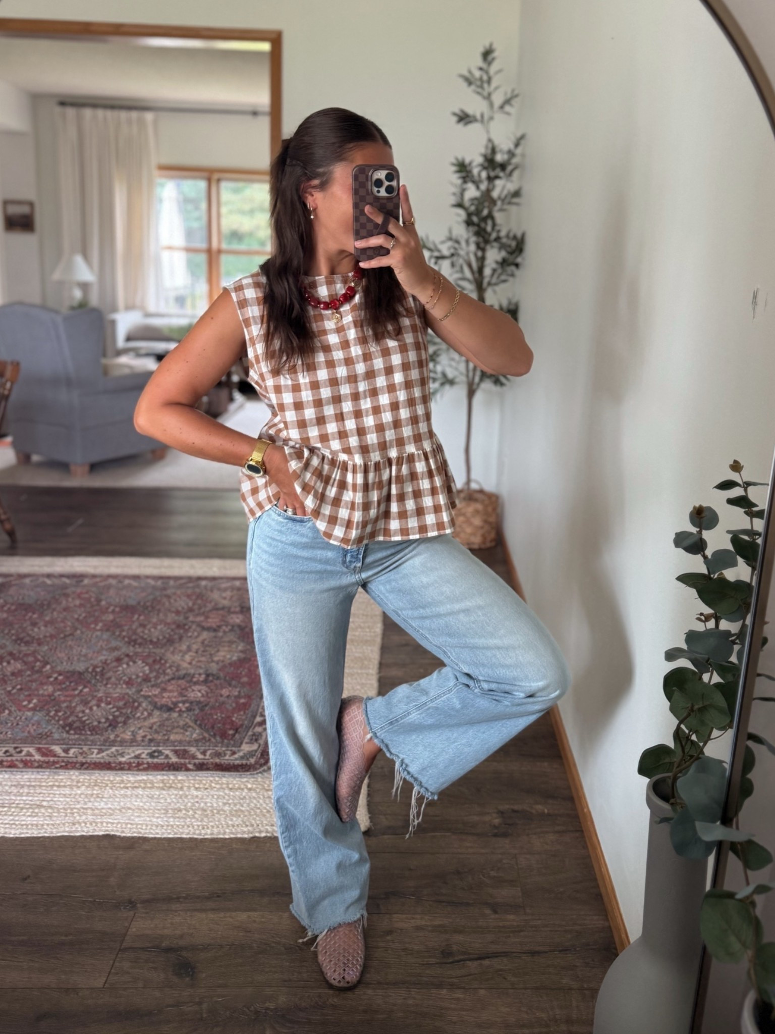 Today’s church outfit ✌🏽

Best ever ever extra high waisted jeans! Size 4

#LTKootd #LTKgrwm #LTKSaleAlert