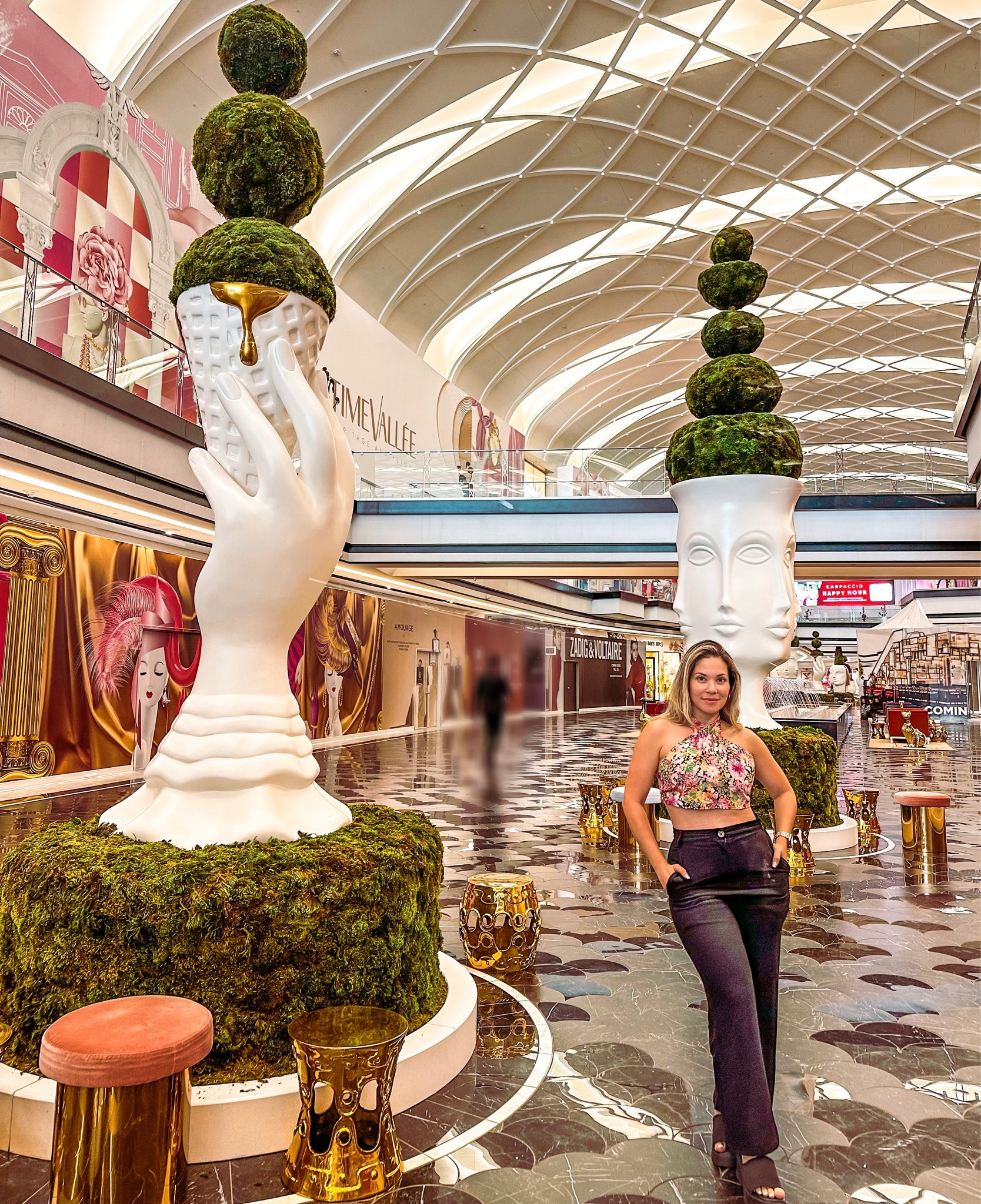 Casual day out outfit. Linen pants with  crop halter floral top

#LTKSeasonal #LTKcurves #LTKstyletip